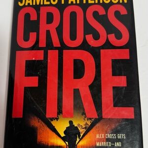 James Patterson 'Cross Fire' Hardcover Book - Black and Red